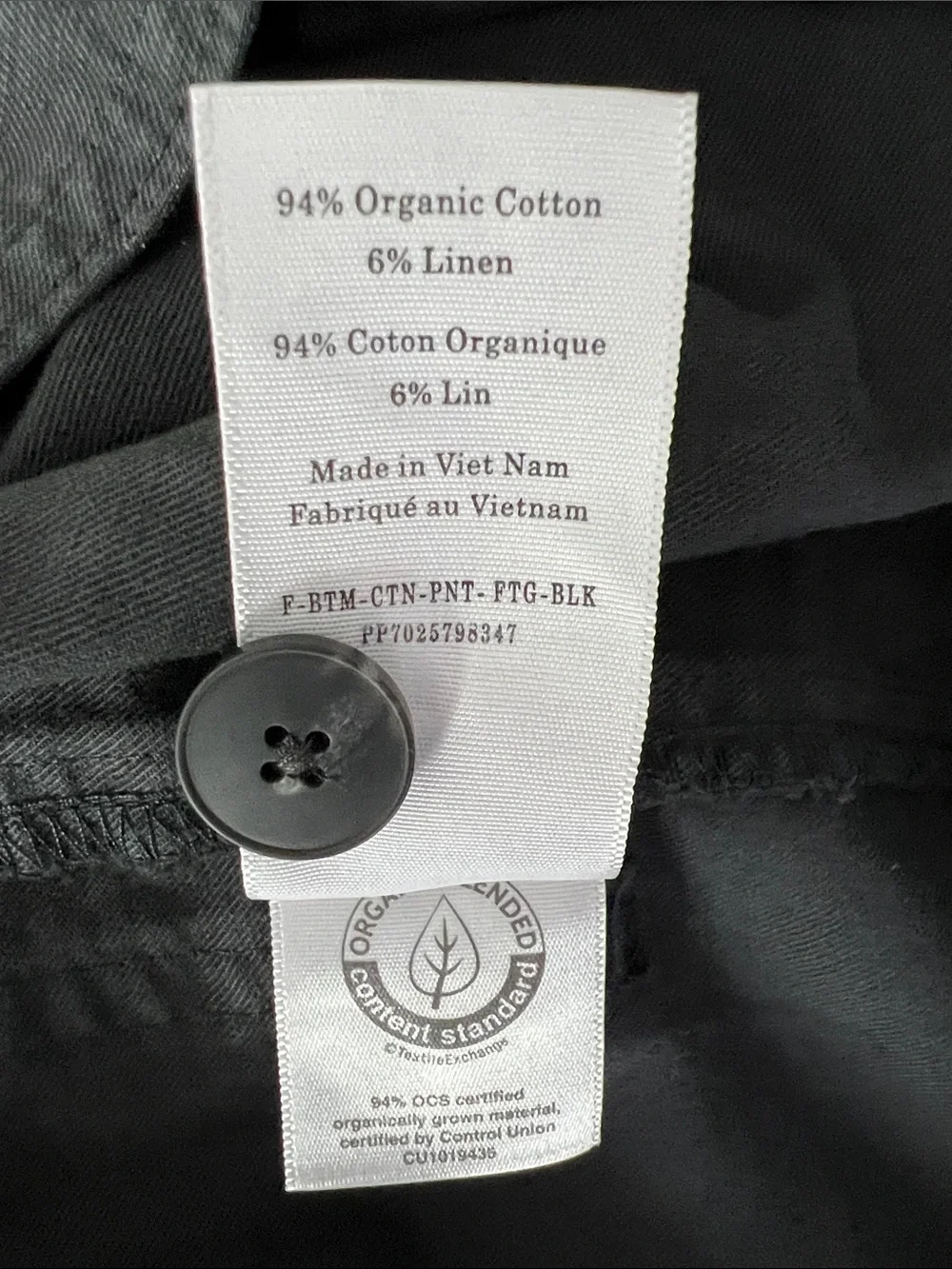 New Everlane THE FATIGUE BARREL PANT in Black Size 10